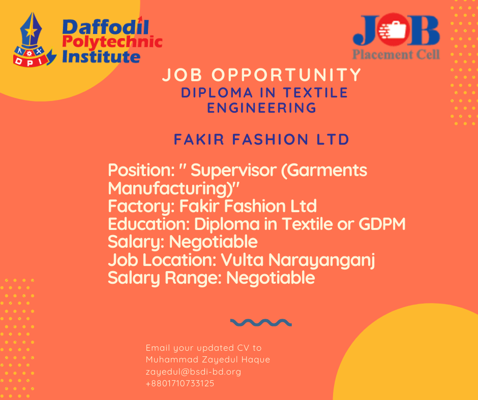Fakir Fashion Ltd-job
