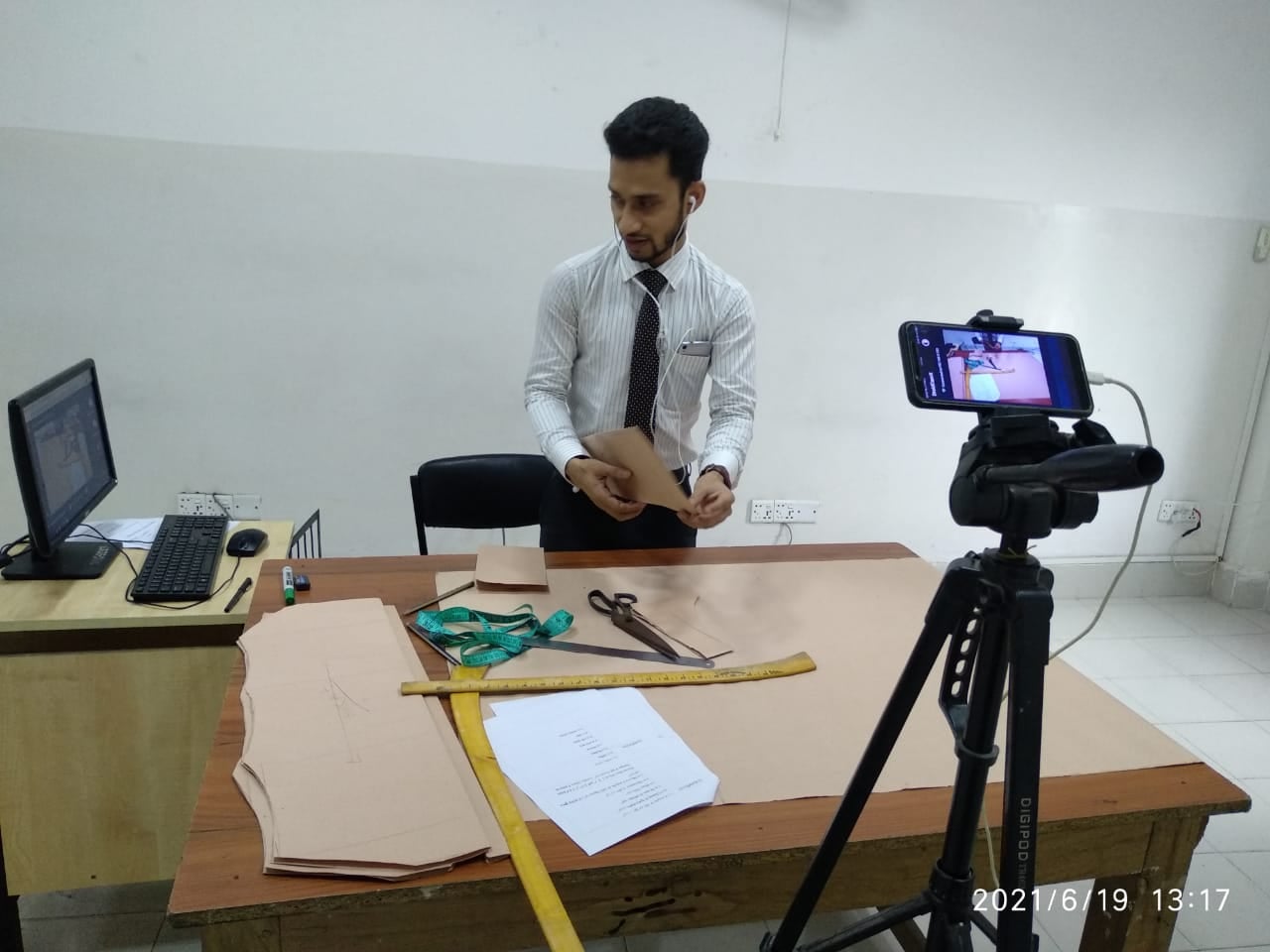 Daffodil Polytechnic Workshop for Garment Design and Pattern Making Technology